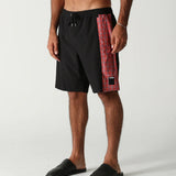 SWANS FRAY SWIM TRUNK // BLACK ORANGE
