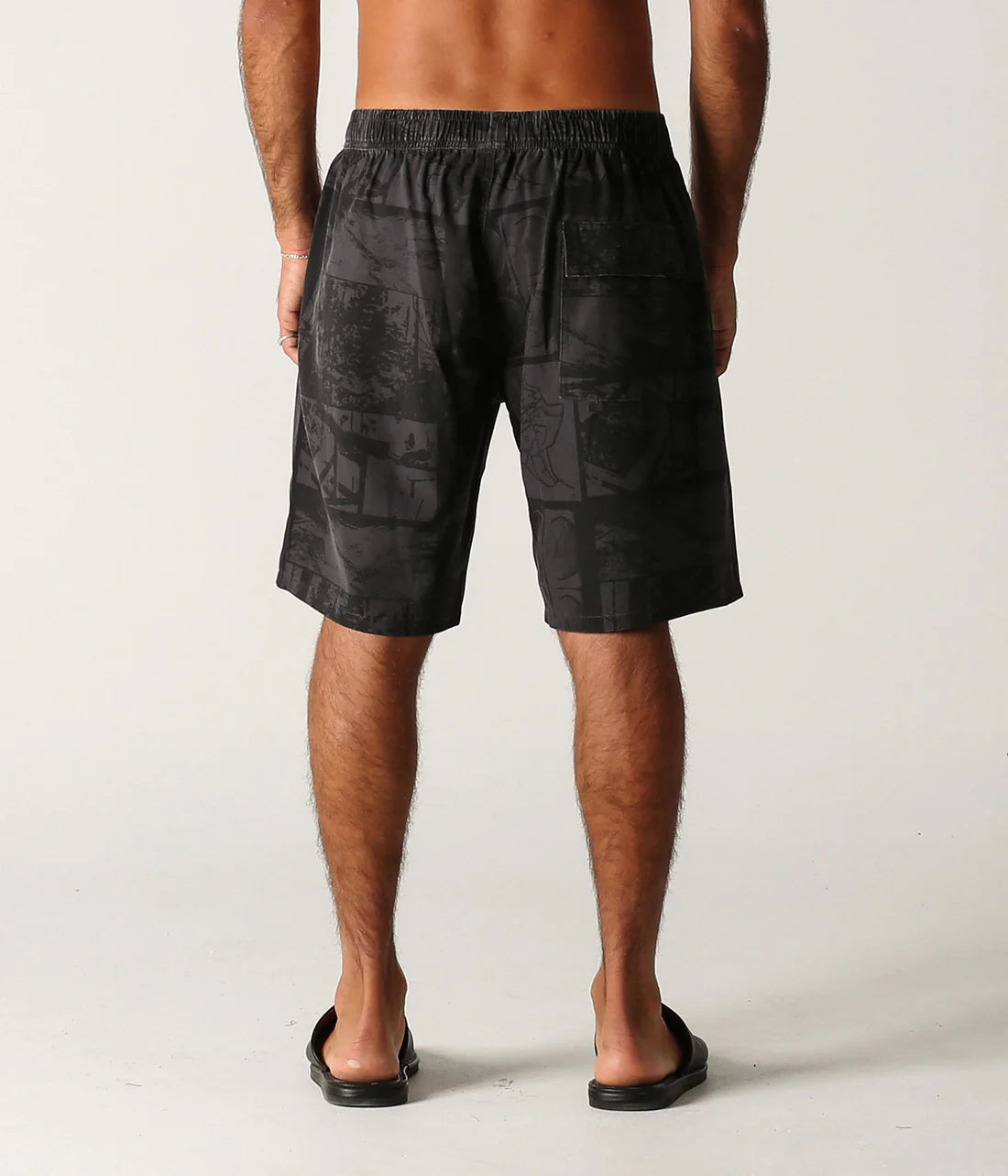 SWANS REQUIEM SWIM TRUNK // BLACK GREY