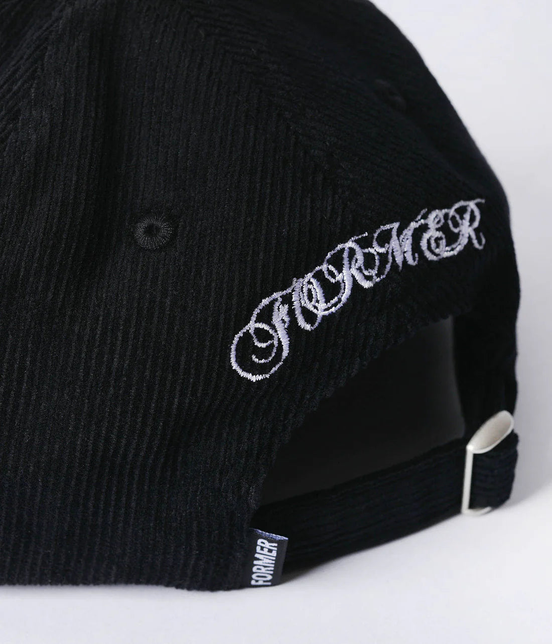 VALENTINE CORD CAP // BLACK