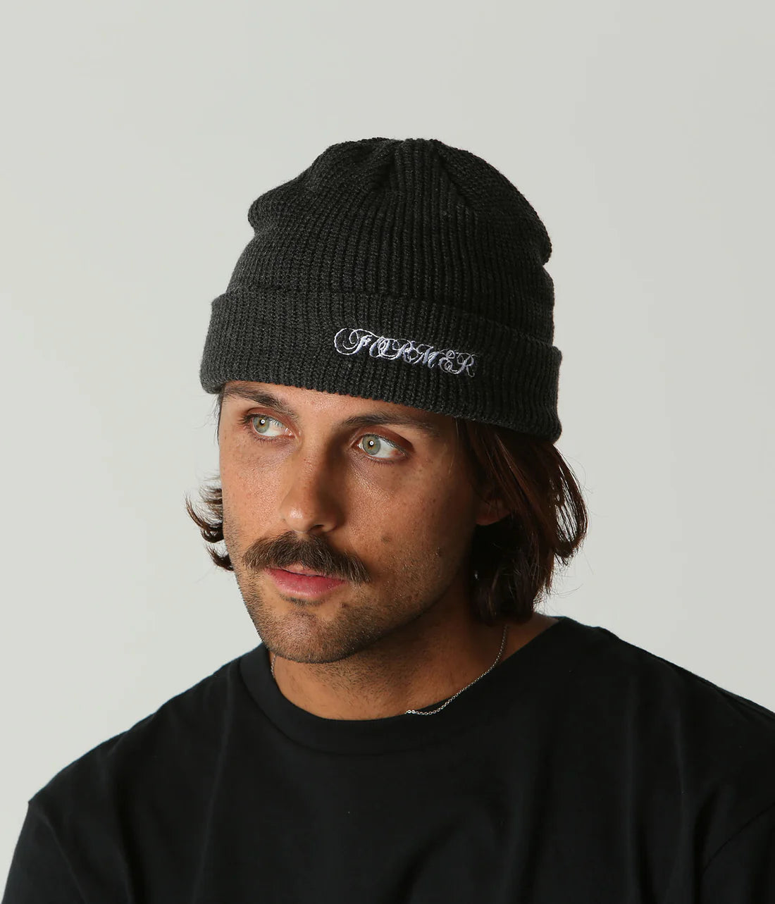 WIRE BEANIE // DARK CHARCOAL