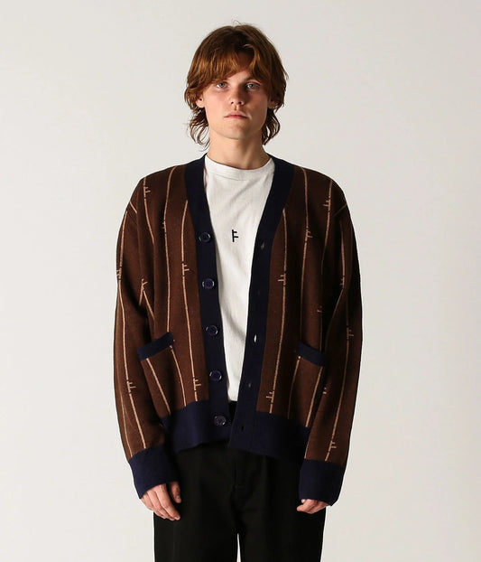 CA FUSE CARDIGAN // CHOCOLATE NAVY