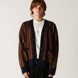 CA FUSE CARDIGAN // CHOCOLATE NAVY