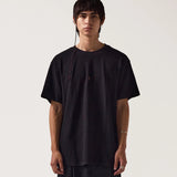 FRANCHISE WAFFLE T-SHIRT // BLACK