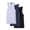 UNIFORM RIB SINGLET // 3 PACK
