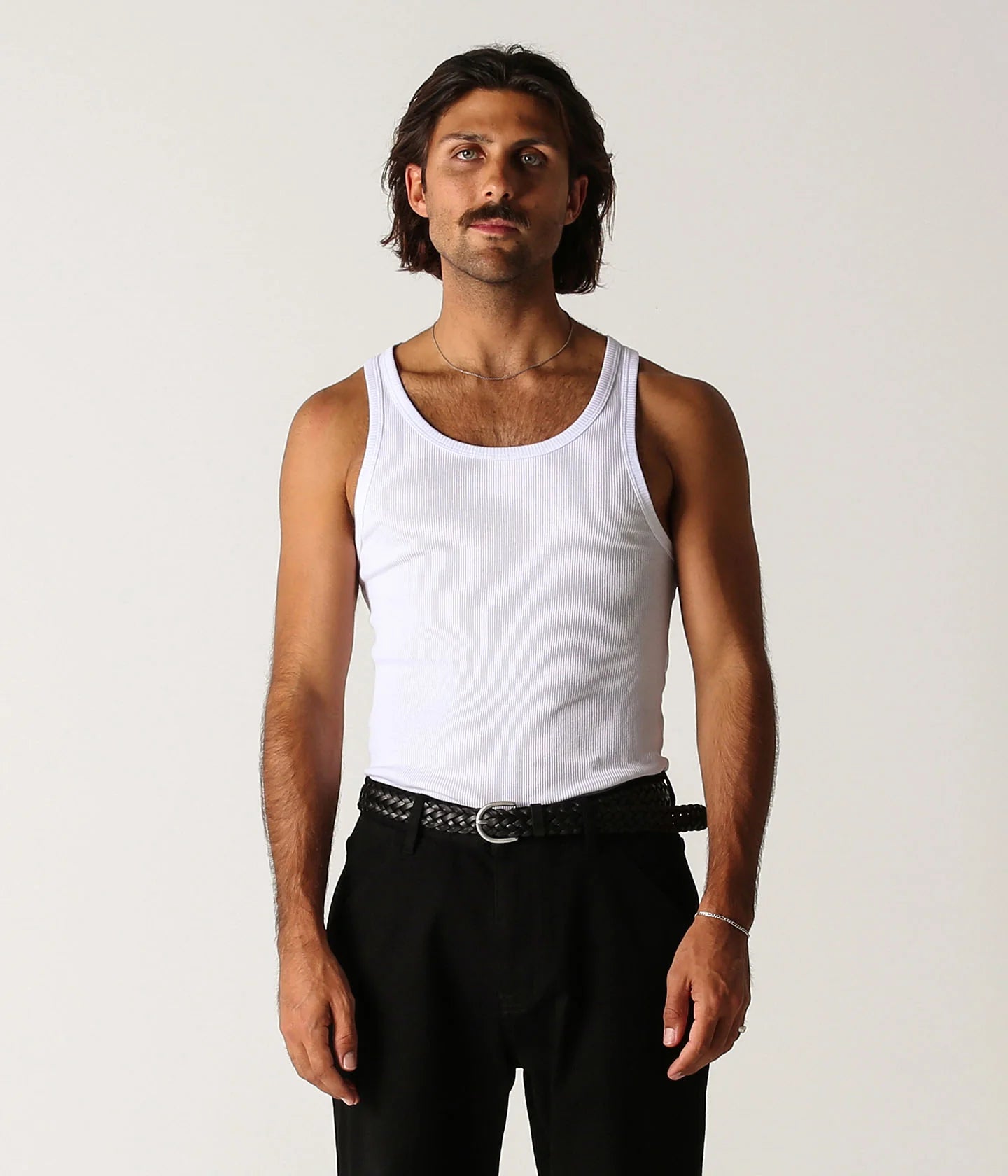 UNIFORM RIB SINGLET // 3 PACK