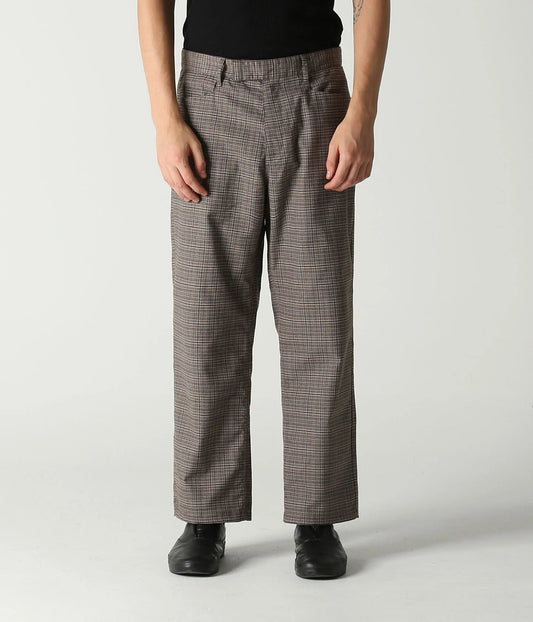 AG SLACK // BROWN GREY PLAID