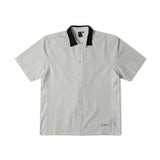 VIVIAN PINSTRIPE SS SHIRT // WHITE