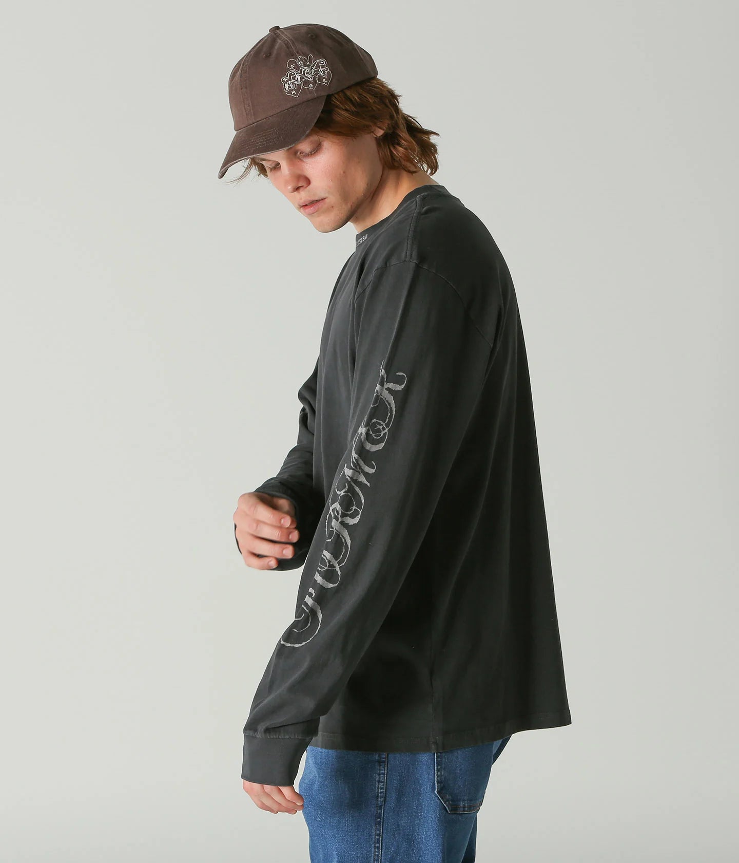 WIRE LS T-SHIRT // WASHED BLACK – FORMER MERCHANDISE | JAPAN WIRE LS T-SHIRT // WASHED BLACK – FORMER MERCHANDISE | JAPAN
