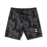 SWANS DISTORT 18' SWIM TRUNK // BLACK