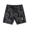 SWANS DISTORT 18' SWIM TRUNK // BLACK