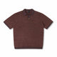 AG OPEN COLLAR POLO // COPPER