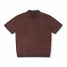 AG OPEN COLLAR POLO // COPPER