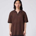 AG OPEN COLLAR POLO // COPPER