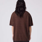 AG OPEN COLLAR POLO // COPPER
