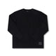 SYSTEM KNIT CREW // BLACK