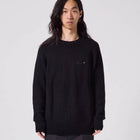 SYSTEM KNIT CREW // BLACK