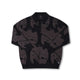 DISTORT LS KNIT POLO // BLACK