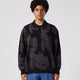 DISTORT LS KNIT POLO // BLACK