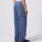 VT DISTEND DENIM CARPENTER PANT // WORN BLUE