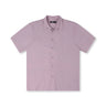 VIVIAN HERRINGBONE SS SHIRT // MAUVE