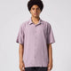 VIVIAN HERRINGBONE SS SHIRT // MAUVE