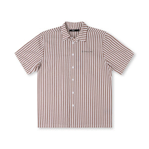 VIVIAN SEERSUCKER SS SHIRT // COPPER
