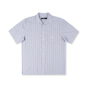MANNERS CHECK SS SHIRT // BLUE