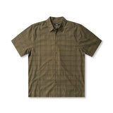 WINDOWPANE SS SHIRT // OLIVE