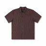 REYNOLDS STRIPE SS SHIRT // BROWN