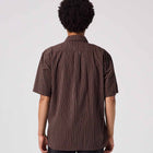 REYNOLDS STRIPE SS SHIRT // BROWN