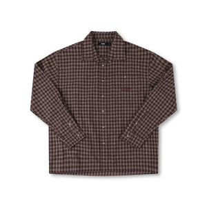 MARQUEE FLANNEL LS SHIRT // BROWN