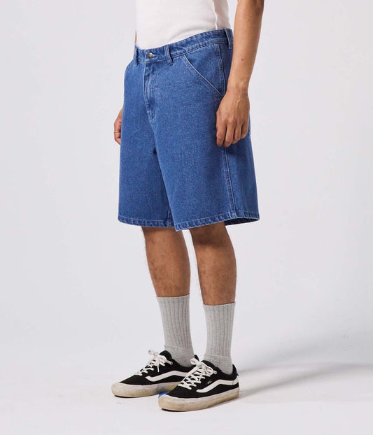 REYNOLDS 21” DENIM WALKSHORT // WORN BLUE