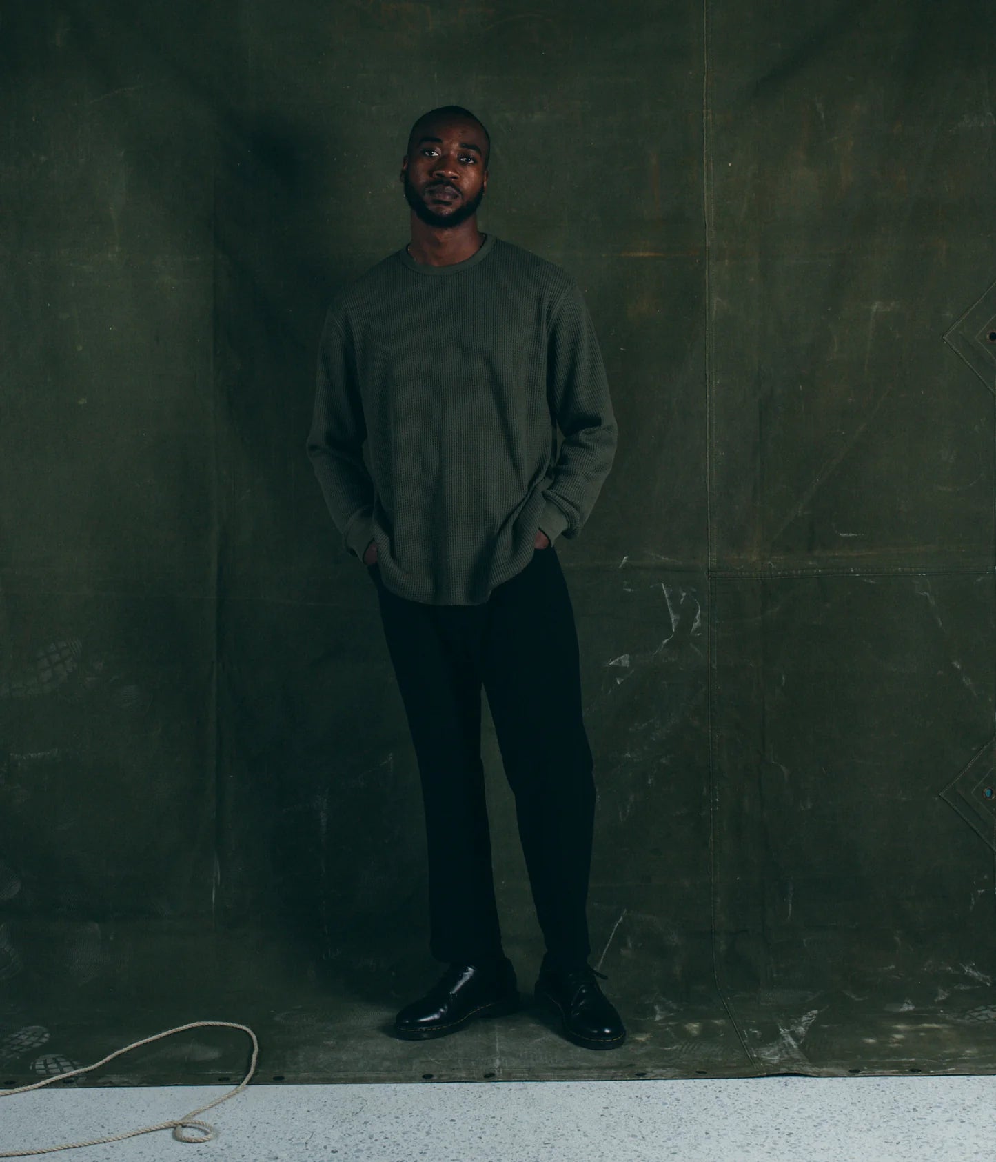 AG WAFFLE LS // ARMY