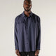 VIVIAN BROADCAST LS SHIRT // NAVY