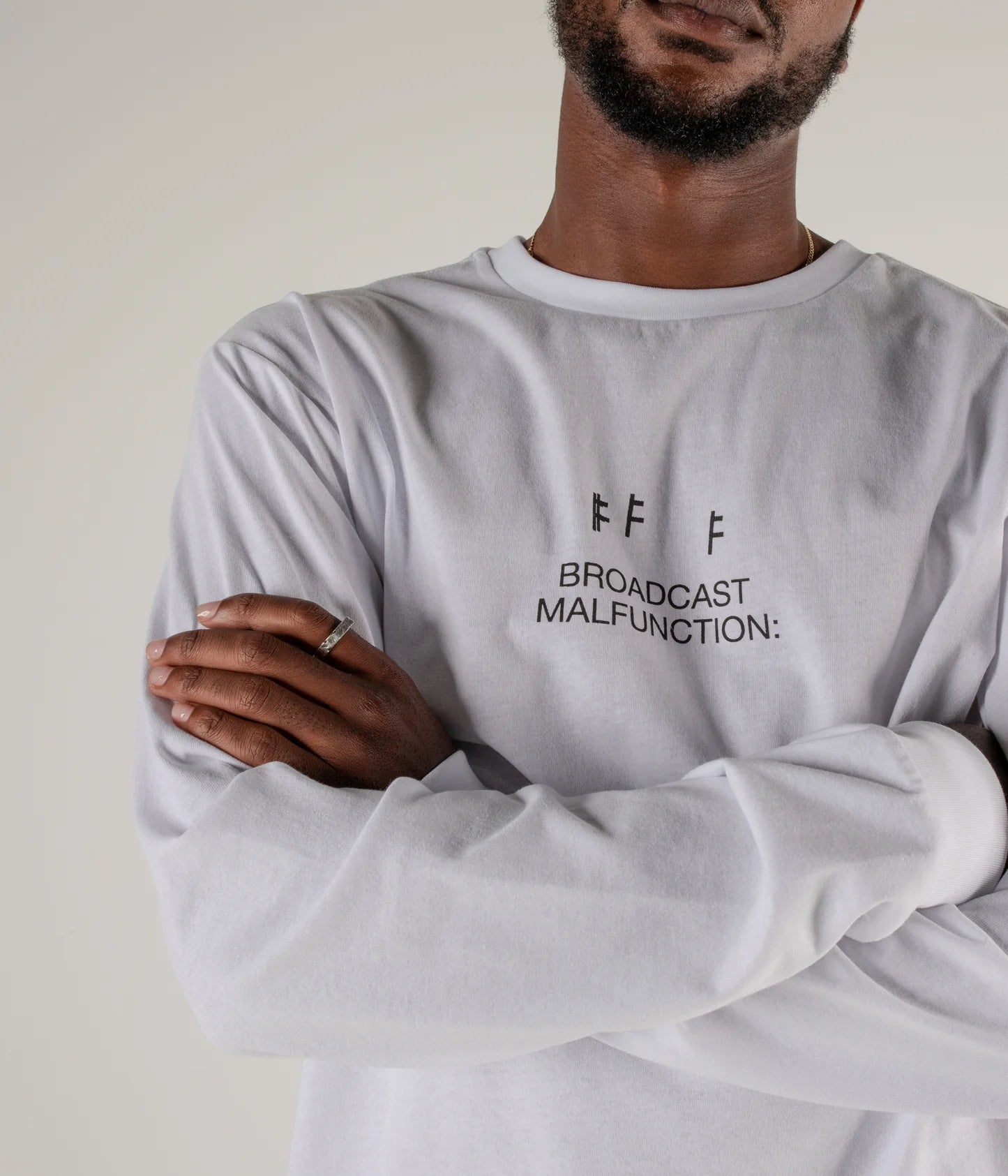 SINCERE LS T-SHIRT // WHITE