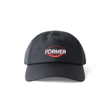 COIL LEATHER CAP // BLACK