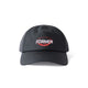 COIL LEATHER CAP // BLACK
