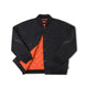 AG VARSITY COIL JACKET // BLACK