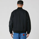 AG VARSITY COIL JACKET // BLACK