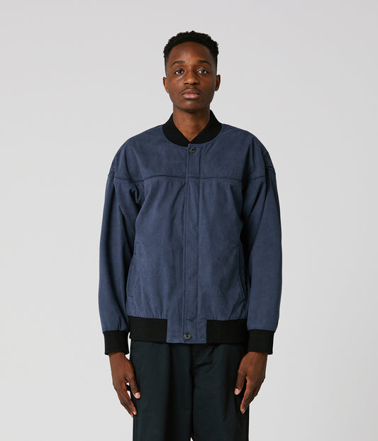 VT SUEDE VOMBER JACKET // NAVY