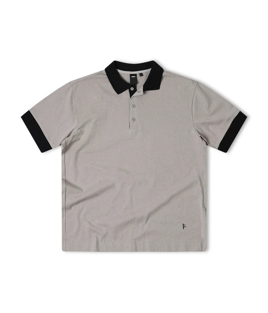 UNIFORM SS BUTTON POLO // MUSHROOM