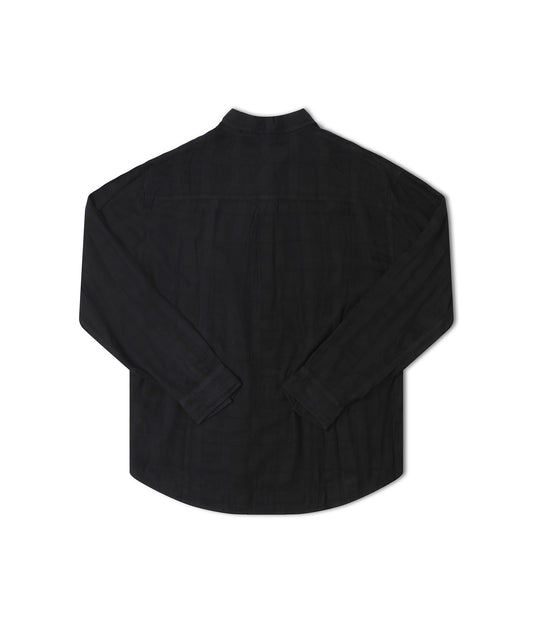 VIVIAN CRUX BLUR LS SHIRT // BLACK