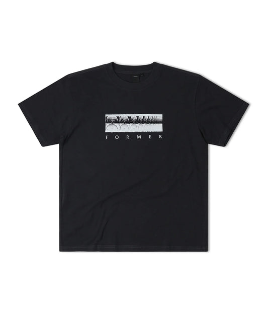 CRUX BLUR T-SHIRT // BLACK