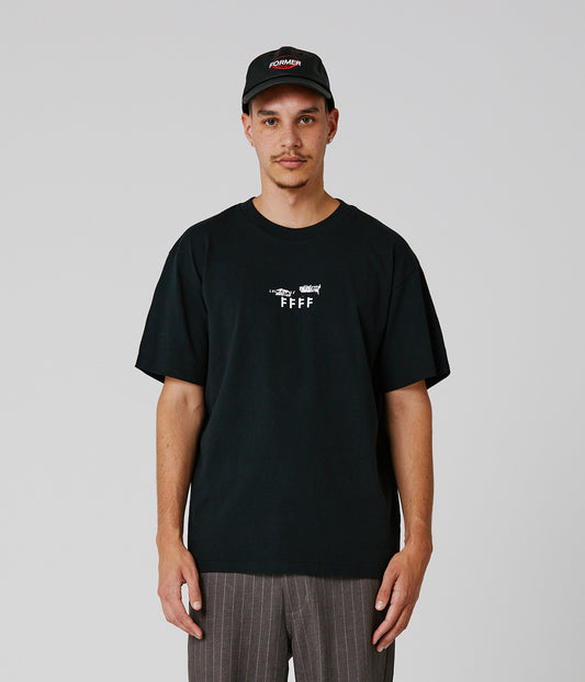 FLOURISH CRUX T-SHIRT // BLACK