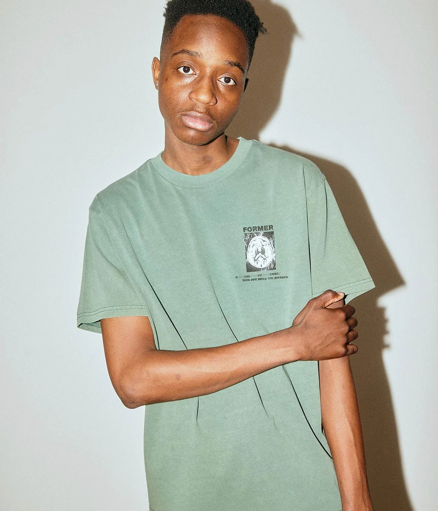 BRAIN SCA T-SHIRT // WASHED GREEN