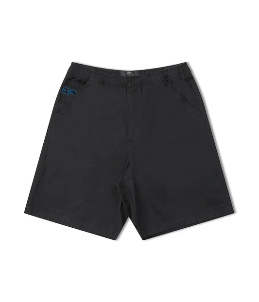 REYNOLDS ELASTIC WAIST WALKSHORT // BLACK // BLACK