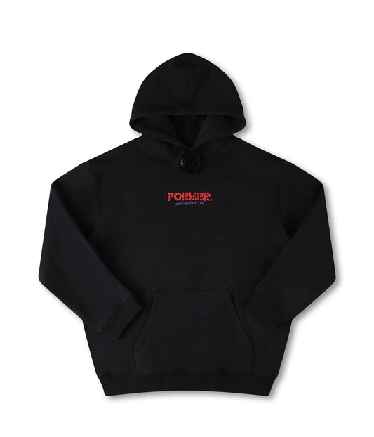 GLOBAL MIND HOOD // BLACK