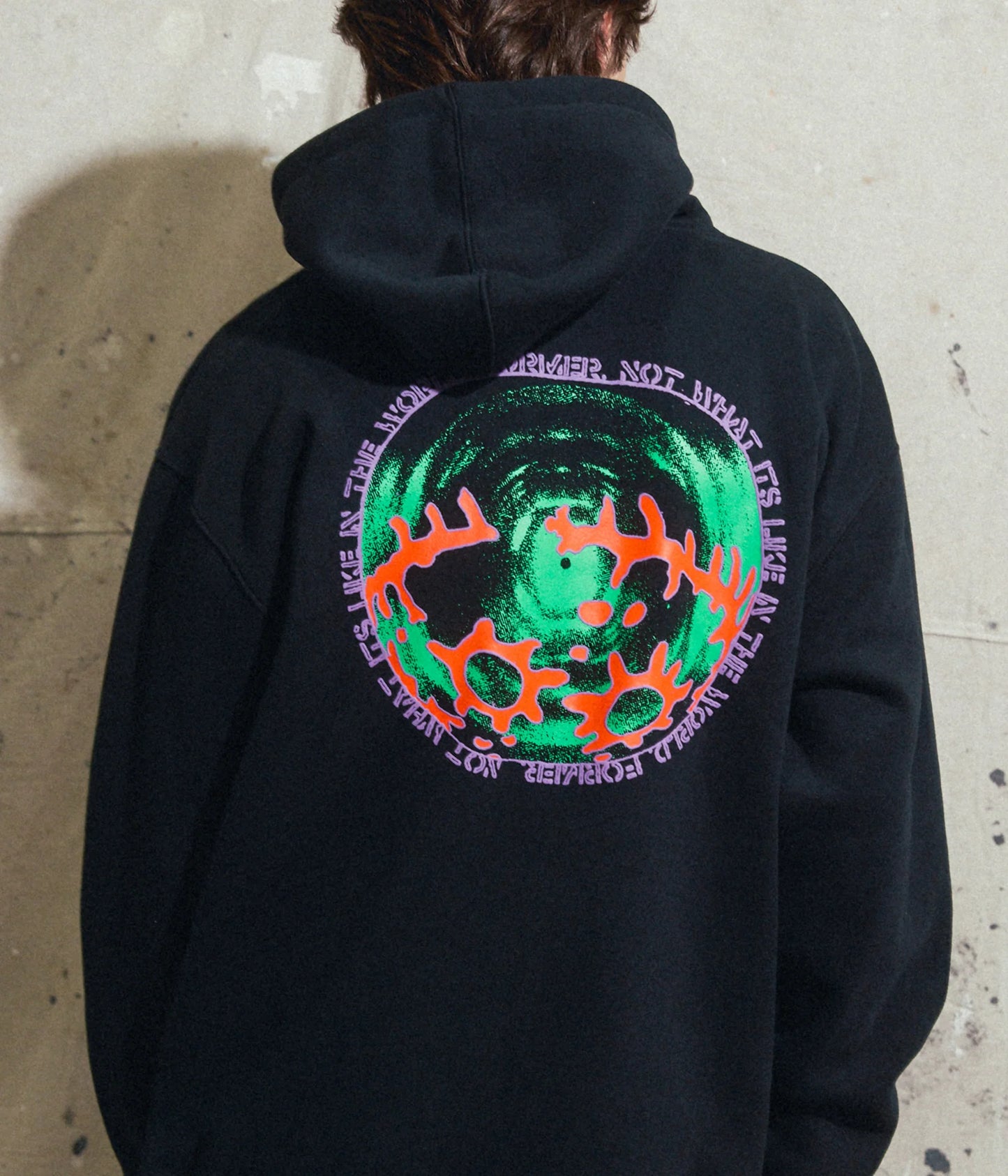 GLOBAL MIND HOOD // BLACK