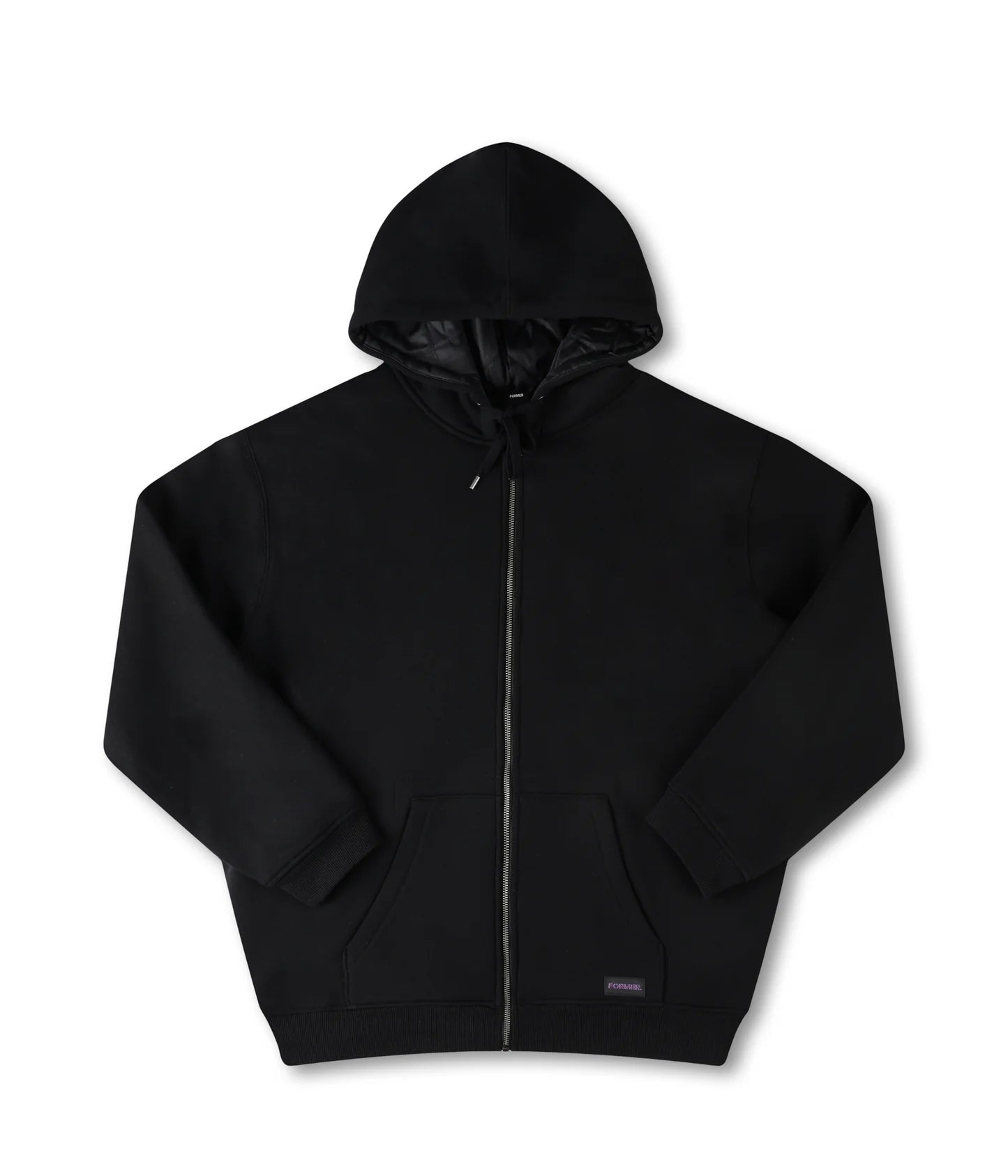 GLOBAL MIND LINED ZT HOOD // BLACK – FORMER MERCHANDISE