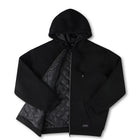 GLOBAL MIND LINED ZT HOOD // BLACK